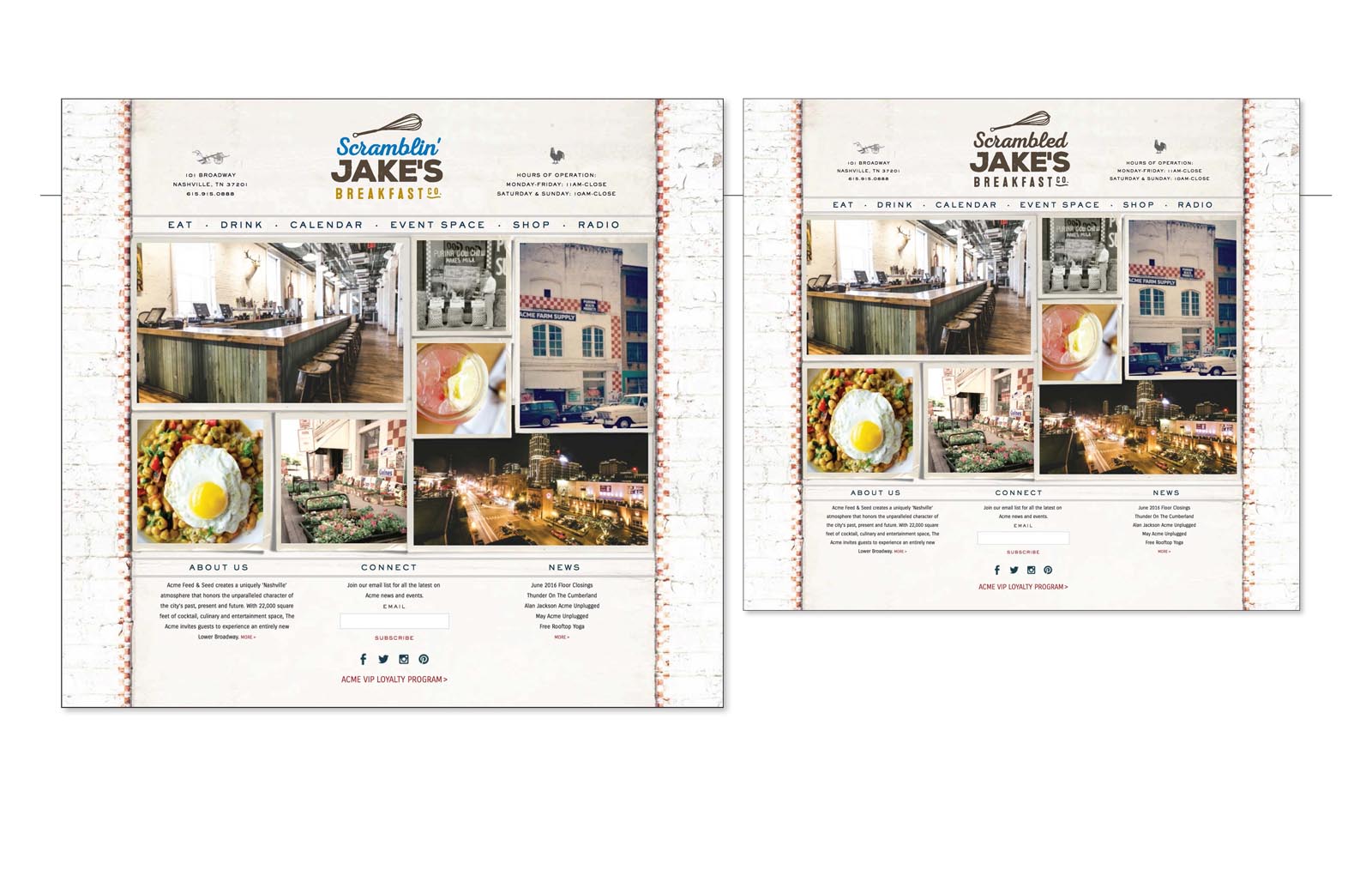 Scrambling Jake's Breakfast