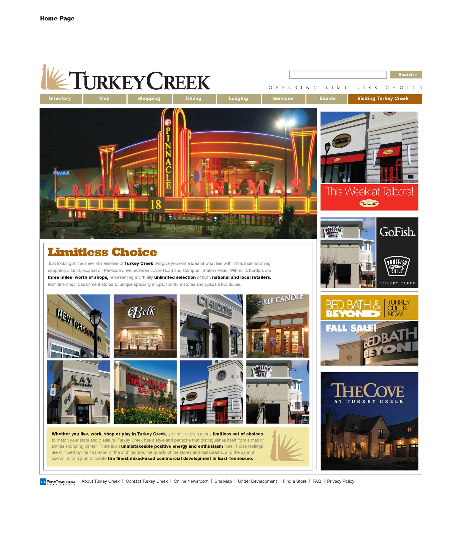 Turkey Creek Website